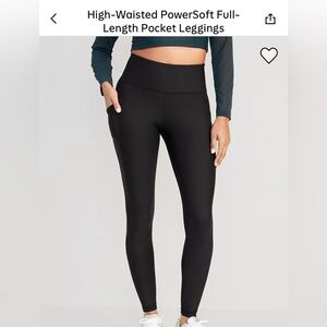 Women's old navy active Black High-Waist Leggings
*3 pairs*